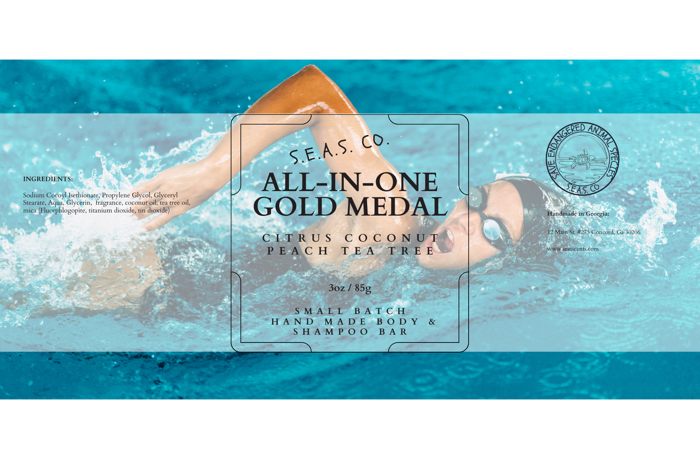 All-In-One Gold Medal Shampoo and Body Bar