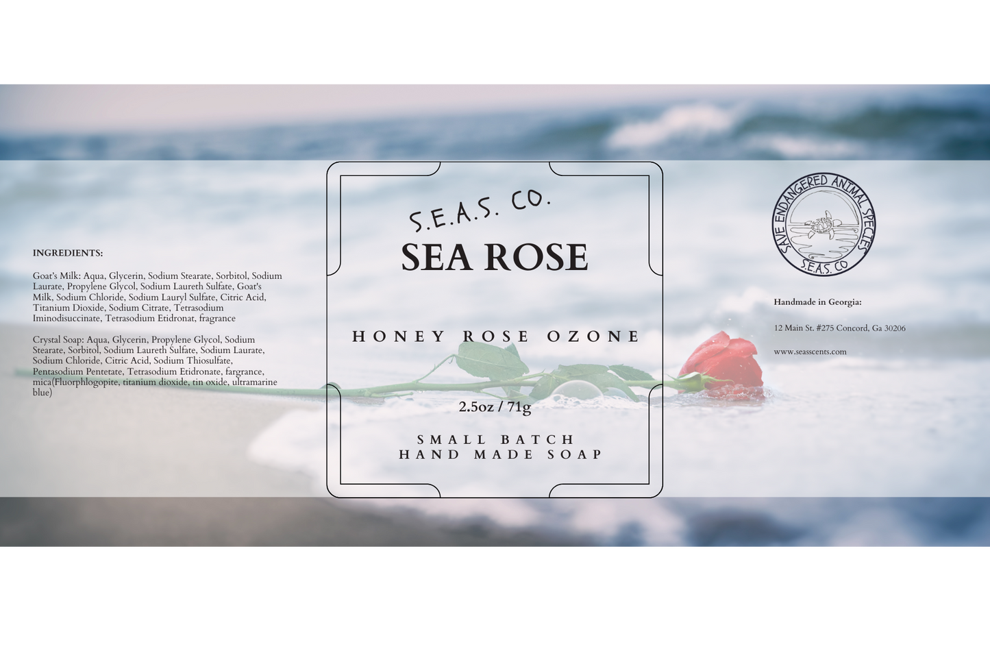 Sea Rose Soap Bar