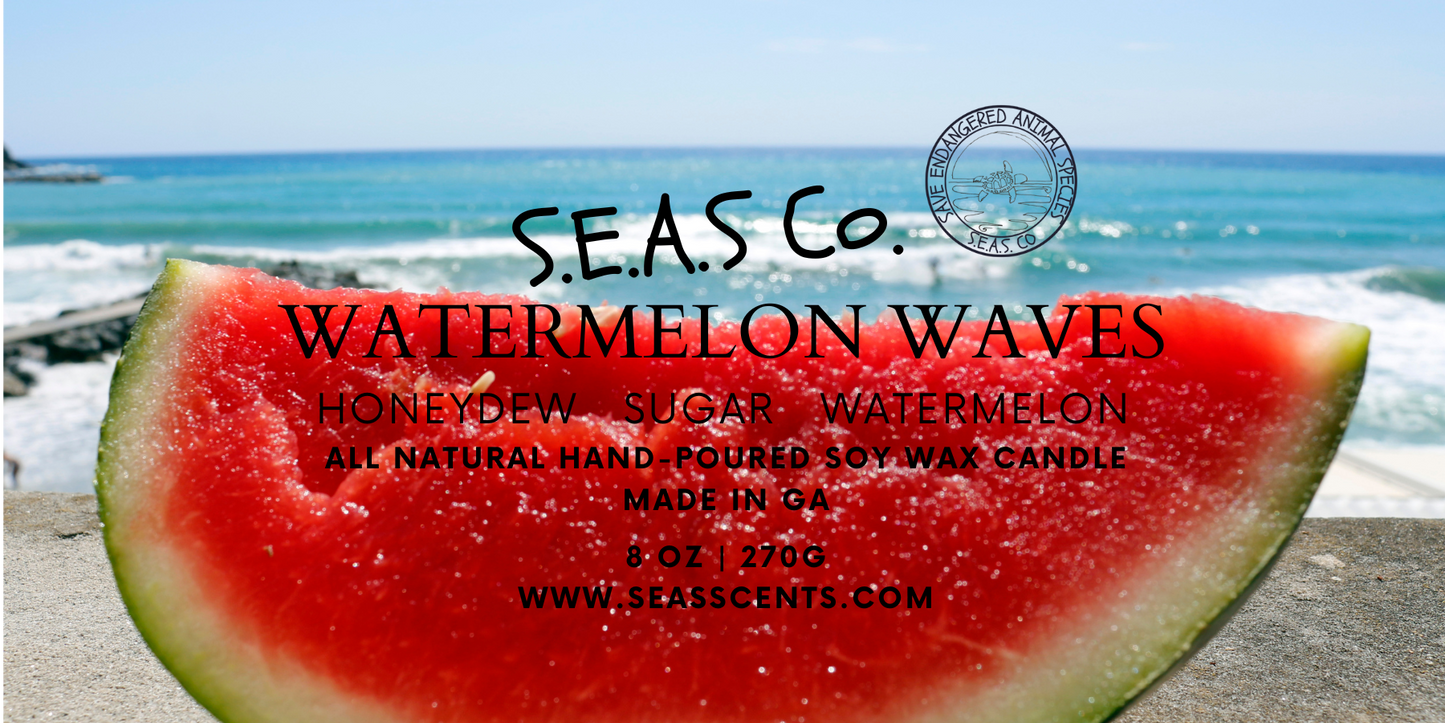 Watermelon Waves Candle