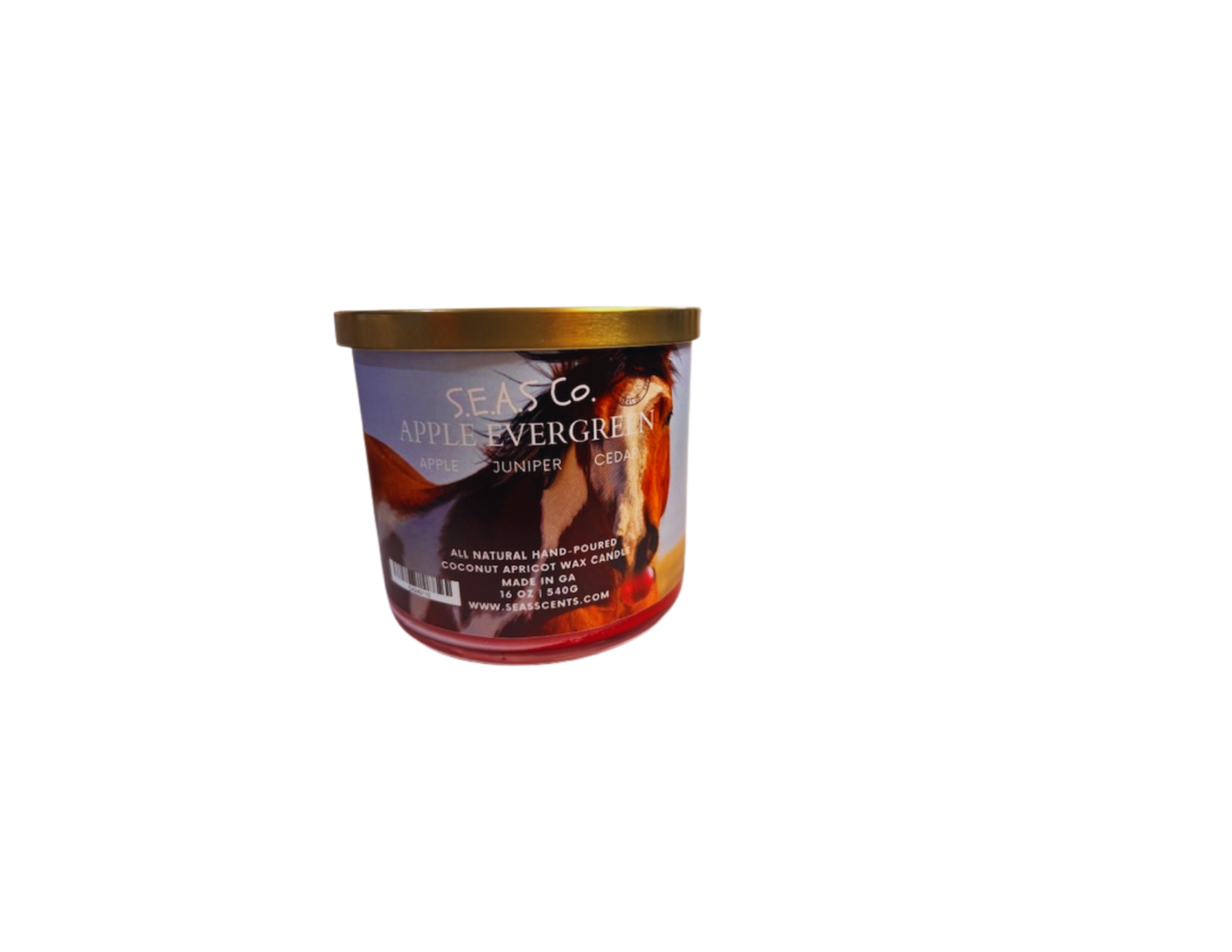 Apple Evergreen Candle (Large)