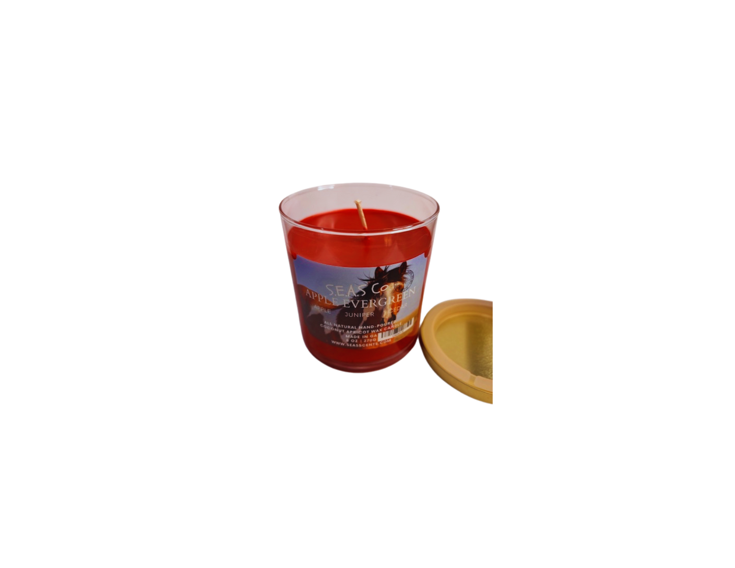 Apple Evergreen Candle (Large)