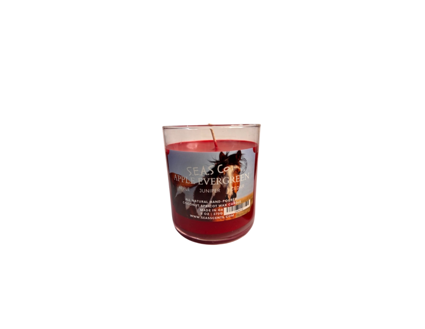 Apple Evergreen Candle (Large)