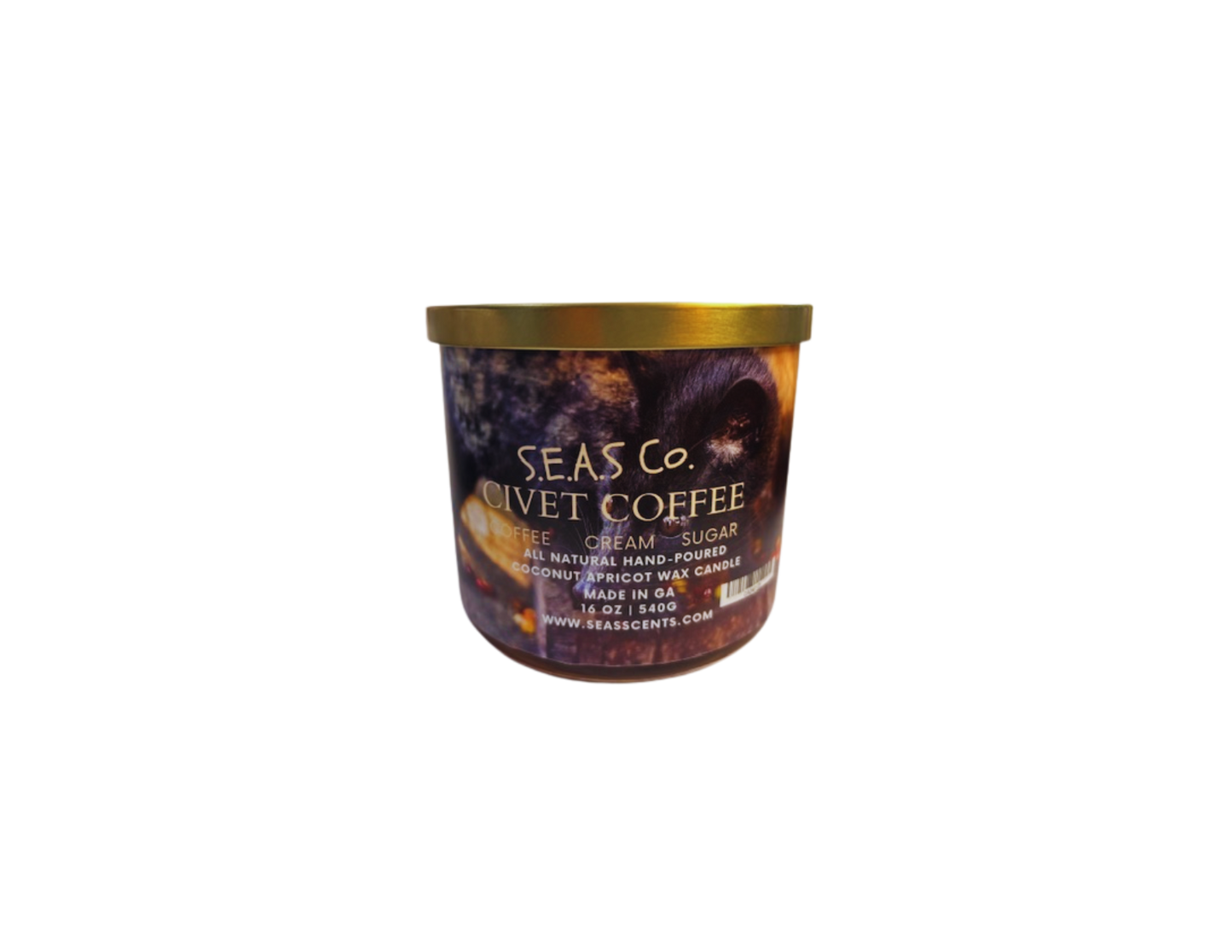 Civet Coffee Candle (Large)