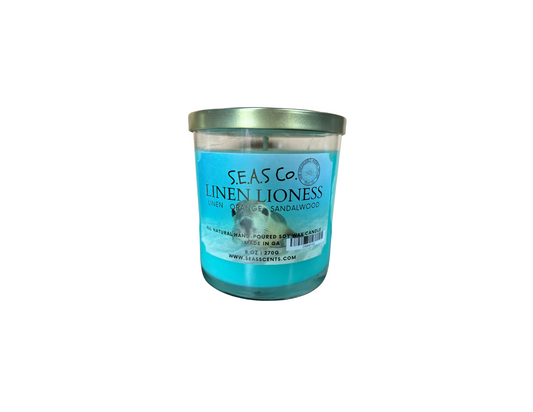Linen Lioness Candle
