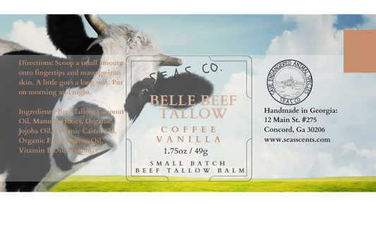 Coffee Vanilla Beef Tallow Balm