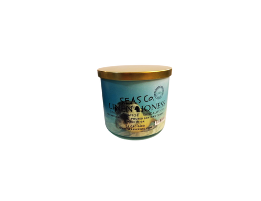 Linen Lioness Candle (Large)