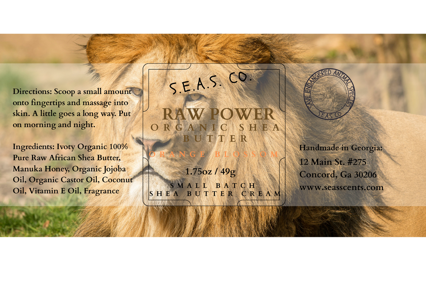 Raw Power Organic Shea Butter